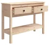 vidaXL Konsolentisch 100x35x75 cm Massivholz Kiefer Produktbild-Vorschau 4