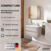 FACKELMANN COMPACT LINE Waschbecken mit Unterschrank 71 cm, Produktbild-Vorschau 1