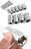 A collage of images showing a set of external Torx sockets, with a close-up of one socket being held. Anteprima dell’immagine prodotto