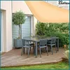 Voile d'ombrage de jardin, étanche, 7x5x5 m, beige, crème, Voir les images du produit 4