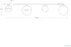 Deckenleuchte aus Metall und Glas Moonlight Brass 4 Spots Produktbild-Vorschau 7