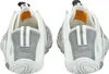 The back view of a pair of white and gray women's barefoot shoes. Podgląd zdjęcia produktu
