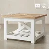 CLP Couchtisch Bastrop 60 x 60 cm quadratisch rustikal Produktbild-Vorschau 2