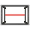 The Living Store bâti d'établi noir mat et rouge mat Voir les images du produit 5