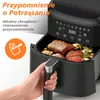 Horkovzdušná fritéza, 6 L, digitální dotykový displej, Náhled obrázku produktu 23