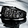 Quarzuhr Quarzuhr Armbanduhr Edelstahl Herren Uhr, Produktbild-Vorschau 5