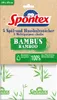 Spontex utierky na umývanie riadu a domácnosť bambus 5-pack Náhľad obrázku produktu 3