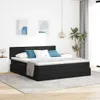 vidaXL Bett mit LED-Lichtleisten Schwarz 180 x 200 cm Samt Produktbild-Vorschau 2
