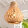 Suspension Parrot Uncle en bambou, abat-jour en bambou Voir les images du produit 1