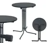 Stehtisch klappbar Ø 80 cm Höhe 110 cm Stahl Gastrotisch Produktbild-Vorschau 1
