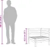 vidaXL Garten-Ecksofas 2 Stk. Grau Massivholz Kiefer Produktbild-Vorschau 6