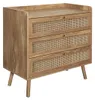 Calicosy - Cassettiera con 3 cassetti e frontali in rattan Anteprima dell’immagine prodotto 7