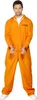 Orangener Häftling mit Handschellen - Gr. S - XXL für Produktbild-Vorschau 4