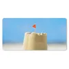 MuchoWow® Mauspad Mousepad Sandburg - Strand - Muscheln - Produktbild-Vorschau 1