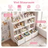COSTWAY Kinderregal , Bücherregal Kinder mit Boxen auf Produktbild-Vorschau 4