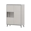 Vitrine FRESCO 3D, Vitrine mit drei Drehtüren Wohnzimmer Produktbild-Vorschau 1