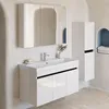 Badmöbel Set Weiß Venus | Waschtisch mit Unterschrank | Produktbild-Vorschau 1