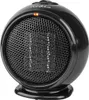 A black ceramic fan heater is shown against a white background. Produktbild-Vorschau