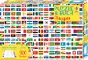 Usborne Lern-Puzzle-Set: Flaggen der Welt mit Begleitbuch Produktbild-Vorschau 1