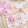 Drevená senzorická doska s medvedíkom, montessori doska na Náhľad obrázku produktu 6