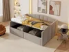 Letto imbottito Sweiko Divano letto 140x200 cm, Con Anteprima dell’immagine prodotto 6