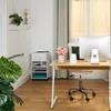 Relaxdays Rollcontainer mit 4 offenen Fächern, Büro Produktbild-Vorschau 3