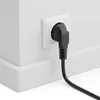 deleyCON 4m Netzkabel IEC C5 Typ F 90° Kleeblattkupplung - Produktbild-Vorschau 4