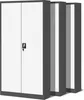 3er Set Aktenschrank C001H Büroschrank Metallschrank Produktbild-Vorschau 1