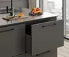 Möbelgriff UZ-819 Schwarz Matt - LA 160mm - Design Produktbild-Vorschau 2