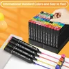 Marker Set, 120 Farben Marker Stifte, Filzstifte Set,  Produktbild-Vorschau 5
