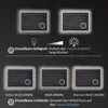 Specchio da bagno a LED kleankin, 80 x 60 cm, con Anteprima dell’immagine prodotto 6