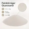 Quarzsand weiß 1 kg Körnung ca. 0,5 mm Dekosand Räuchersand Produktbild-Vorschau 4
