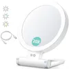 LED Kosmetikspiegel doppelseitig mit 20-facher Vergrößerung Produktbild-Vorschau 8
