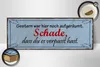 Holzschild Spruch 27x10cm gestern war hier noch aufgeräumt Produktbild-Vorschau 2