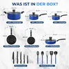 SereneLife Töpfe und Pfannen Set, Kochgeschirr Set Produktbild-Vorschau 3