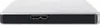 A close-up, front-facing view of a silver and black external hard drive. Produktbild-Vorschau