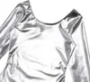 Dámské lesklé body s dlouhým rukávem velikost XXL - catsuit Náhled obrázku produktu 6