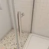 100x80cm 195cm 6mm Eckeinstieg Eckdusche Drehtür Produktbild-Vorschau 7