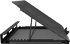 A black laptop stand is shown from a side angle against a white background. Anteprima dell’immagine prodotto