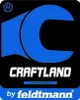A logo and brand name for a company called Craftland, with the tagline 'protection'. Produktbild-Vorschau