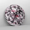 Wanduhr - Rund - Glasuhr - Abstraktion modern - 40x40cm - Produktbild-Vorschau 4