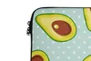 MuchoWow® Laptop Hülle 14 ZollAvocado - Muster - Polka dots Produktbild-Vorschau 3