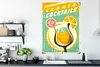 MuchoWow® Poster Cocktail - Vintage - Zeichnung 90x120 cm - Produktbild-Vorschau 3