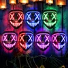 Halloween Maske, LED Maske im Dunkeln Leuchtend, Halloween Produktbild-Vorschau 6