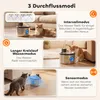 PawHut Katzenbrunnen 4L Kabellos Edelstahl Trinkbrunnen mit Produktbild-Vorschau 7