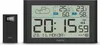 A black digital weather station with a separate outdoor sensor, displayed on a white background. Anteprima dell’immagine prodotto