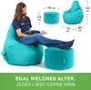 Green Bean® Sitzsack mit Rückenlehne + Hocker "Cozy+Stay" Produktbild-Vorschau 3