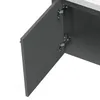 40 cm Anthrazit Matt Badmöbel Set Eckwaschtisch mit Produktbild-Vorschau 7