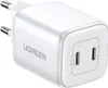 Gan 2 X USB-C 45W rychlonabíječka Qc Pd Ugreen Cd294 - bílá Náhled obrázku produktu 1