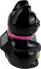 A side view of a black lucky cat figurine. Produktbild-Vorschau